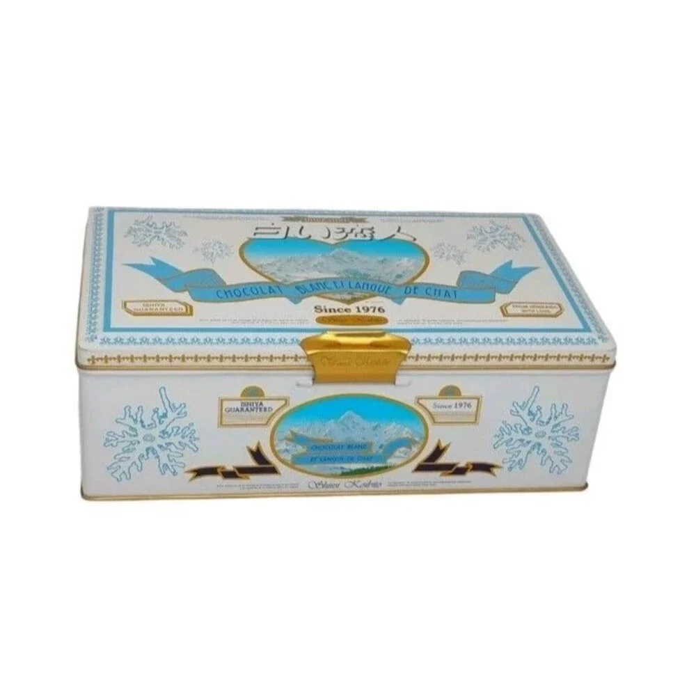 Shiroi Koibito Sakura Japan Cookie Tin Empty Souvenir Box No Cookies